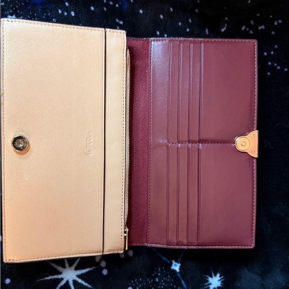 Coach Folding Wallet with Snap Closure